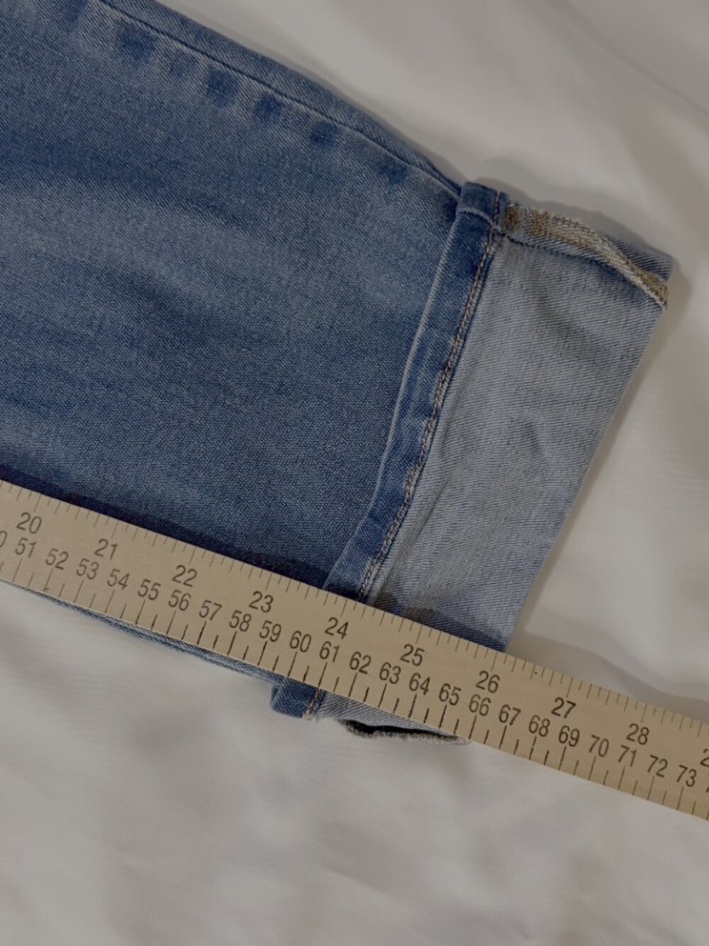 💥SOLD💥Size 8 Set J.Jill Jeans: High-Rise, Straight Leg Ankle Length, Cuffed - Picture 8 of 13